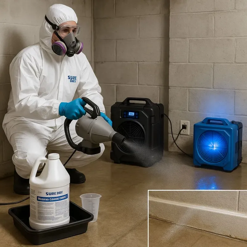 Sanitization and Odor Removal process in Sullivans Island, SC